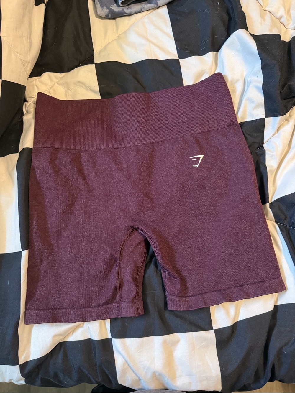 Gymshark Women's High-Waist Bike Shorts in Deep Burgundy